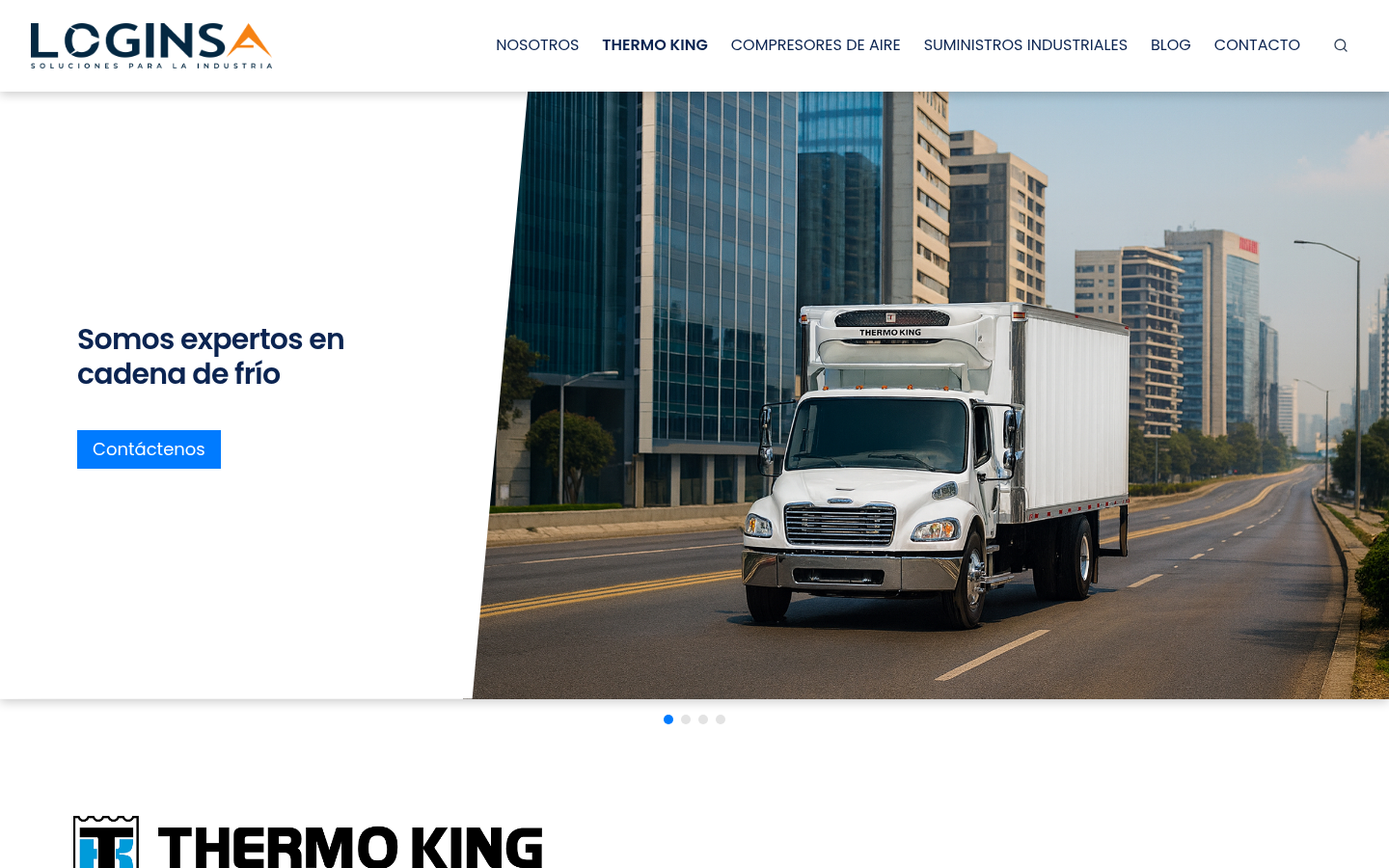 Soluciones de cadena de frío Thermo King en Loginsa.